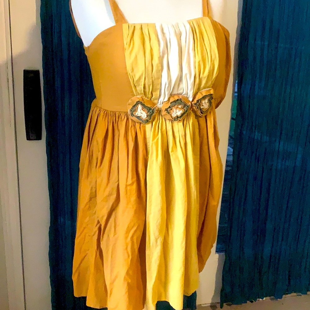 Golden Tea dress